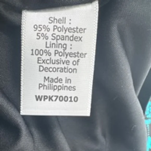 Magnolia Grace Sleveless Dress Size 1X Black Blue - Picture 7 of 7